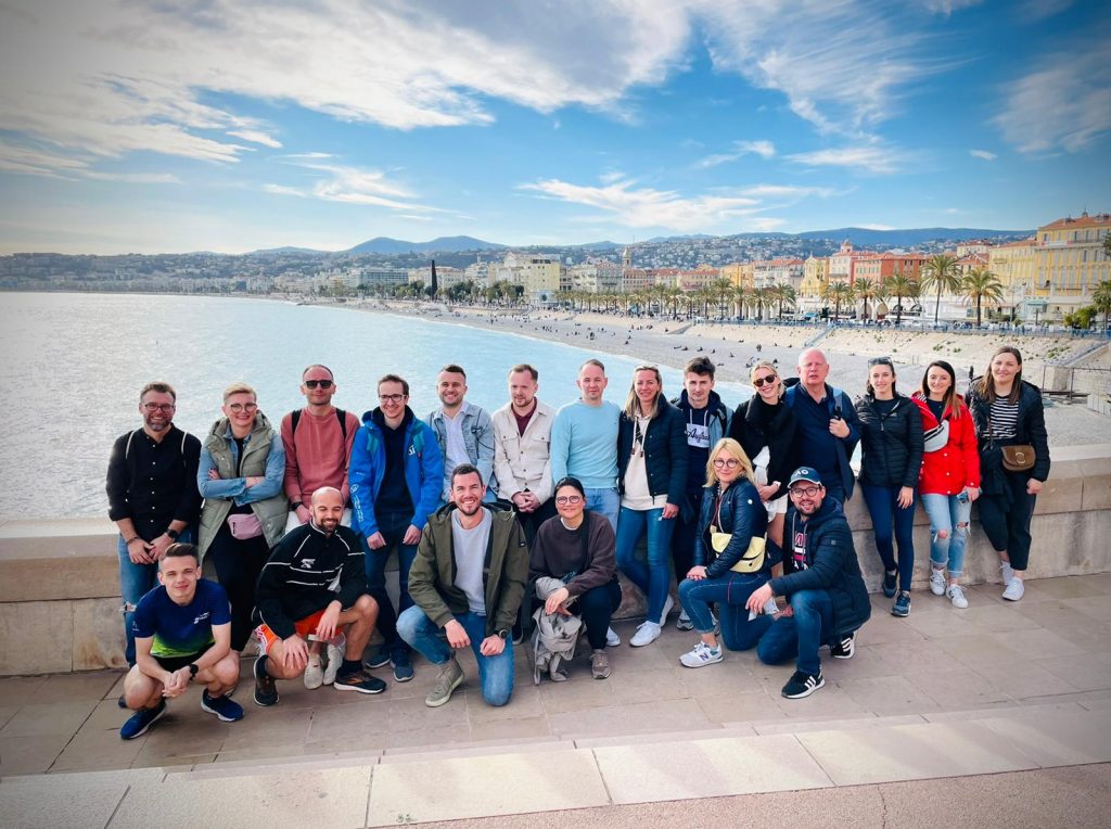 Ekipa w komplecie na wyjeździe tenisowym do Monte Carlo