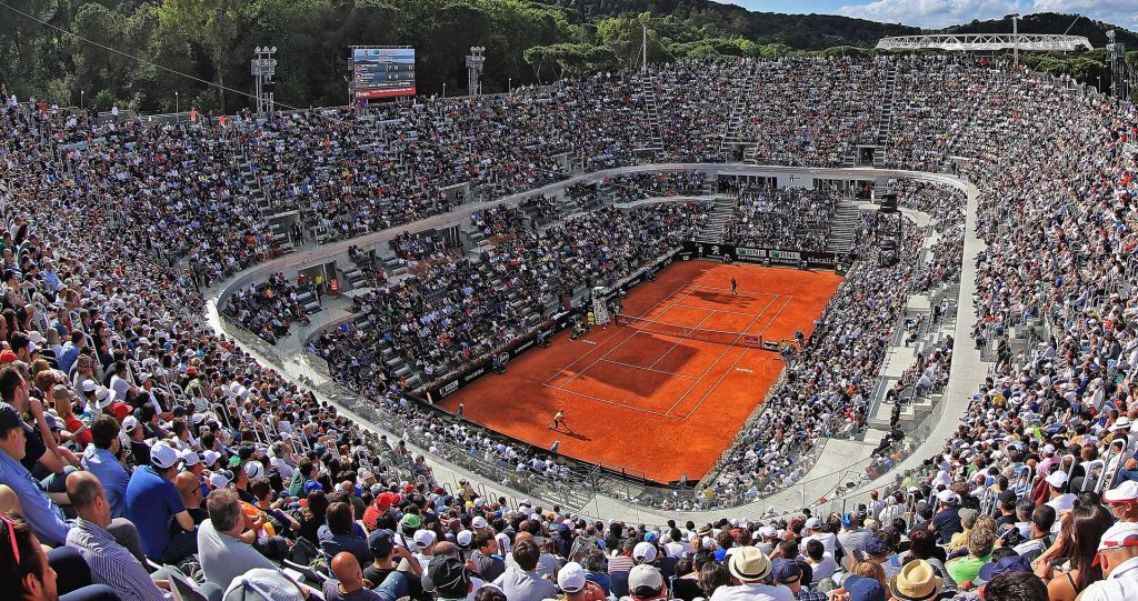 Światowe widowisko na turniej tenisowym w Rzymie